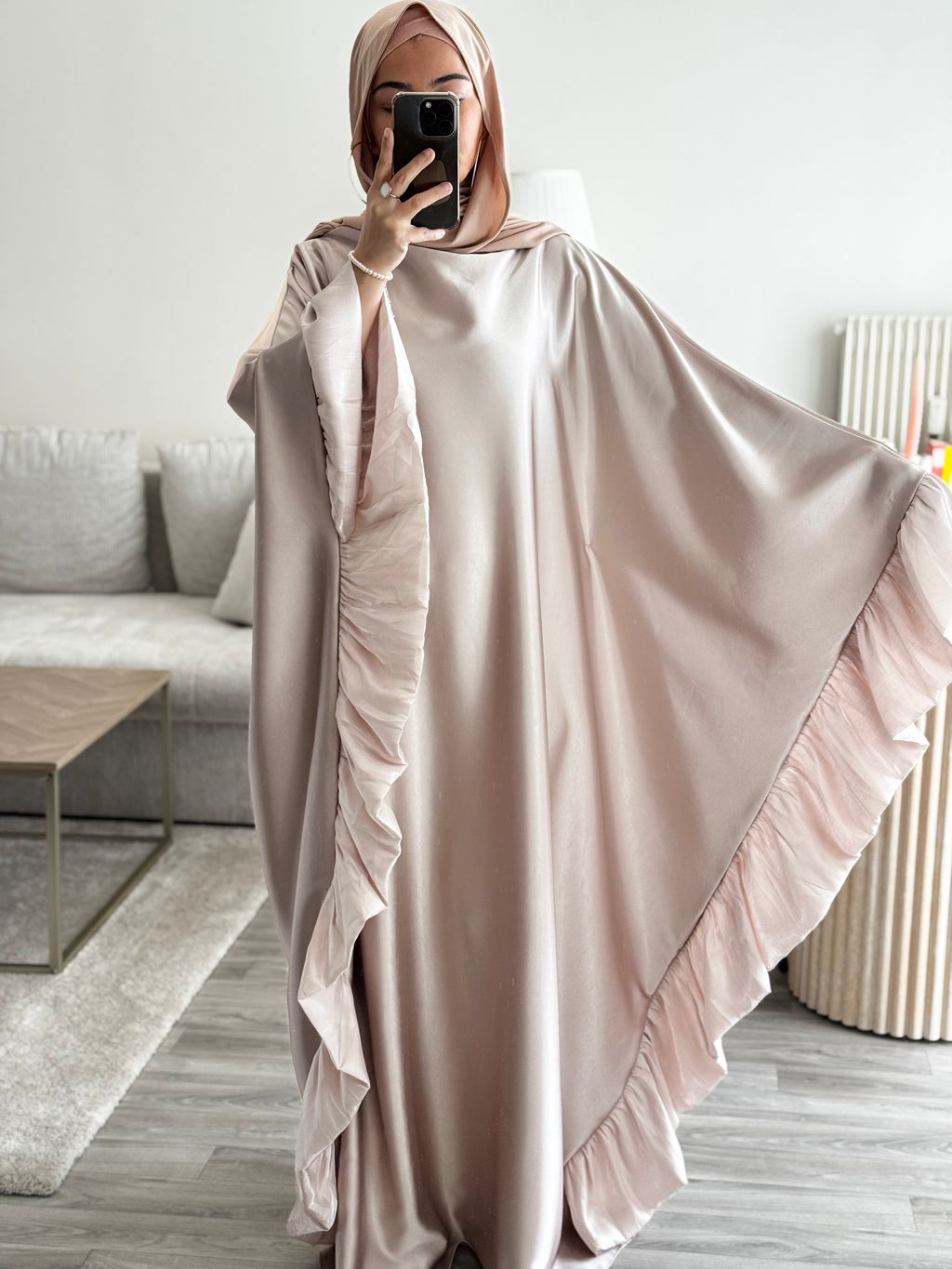 Abaya papillon de soirée