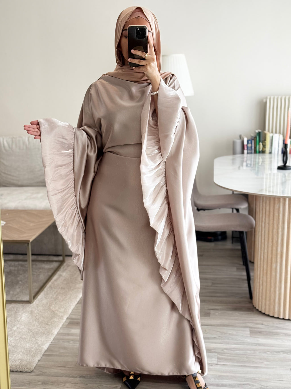 Abaya papillon de soirée
