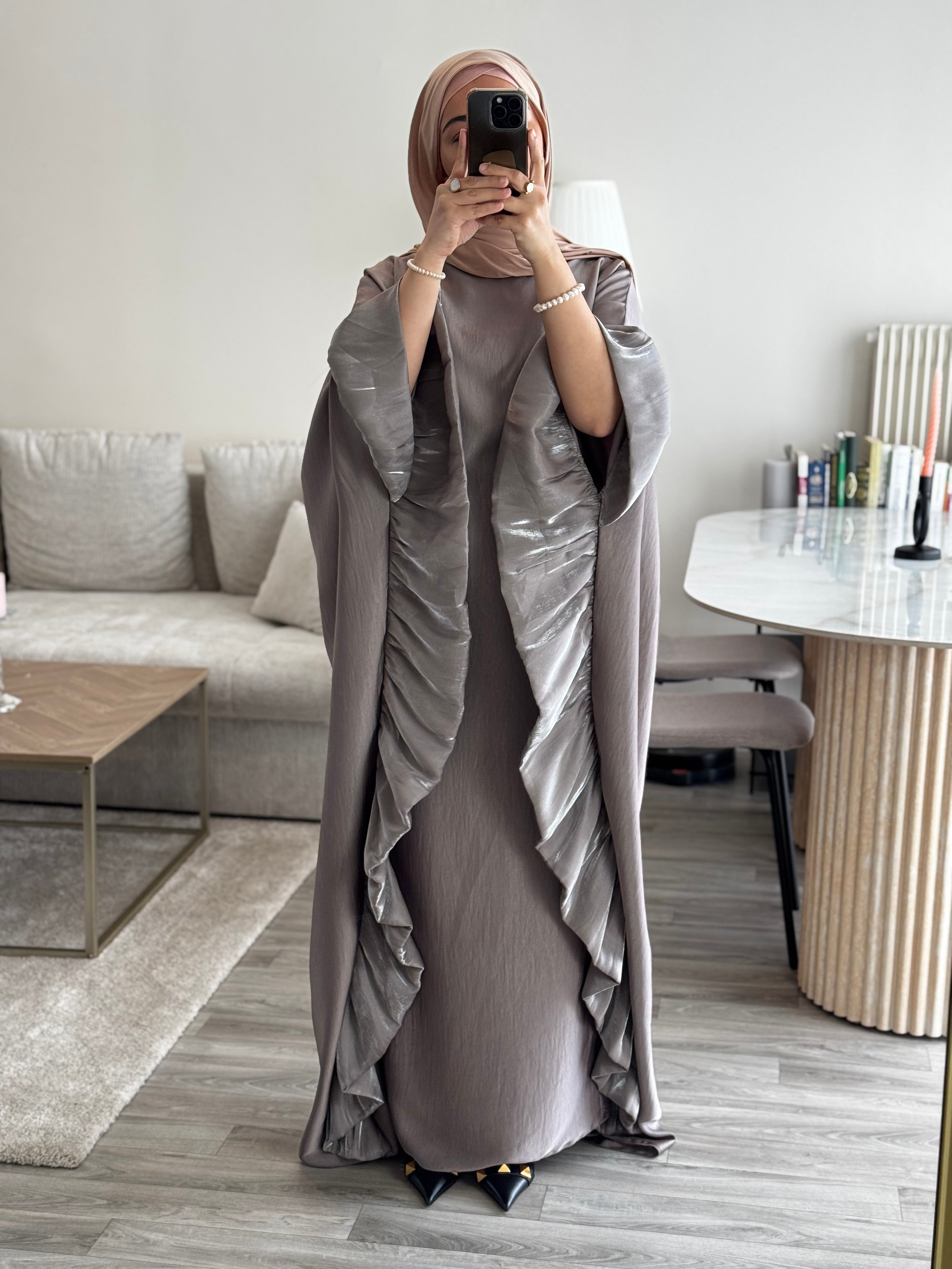 Abaya papillon de soirée
