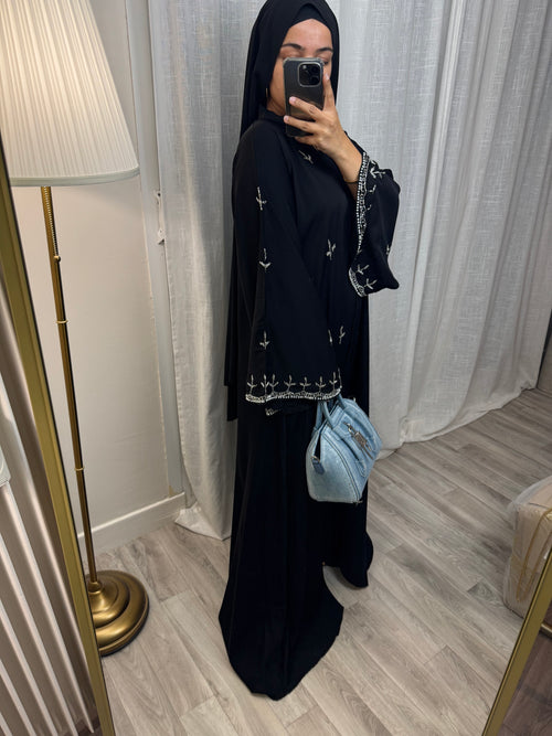 Abaya à manches évasées