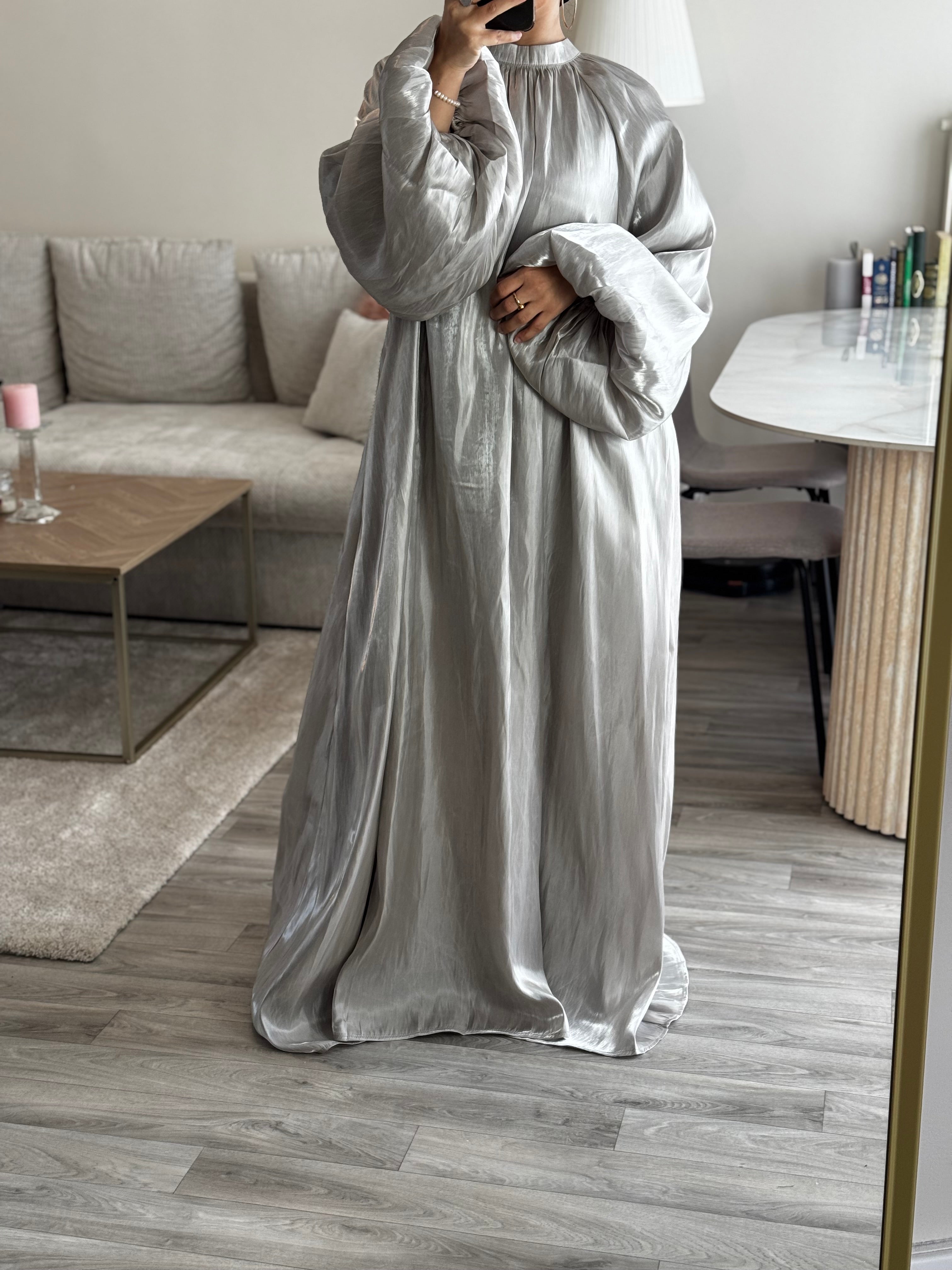 Robe de soirée perle