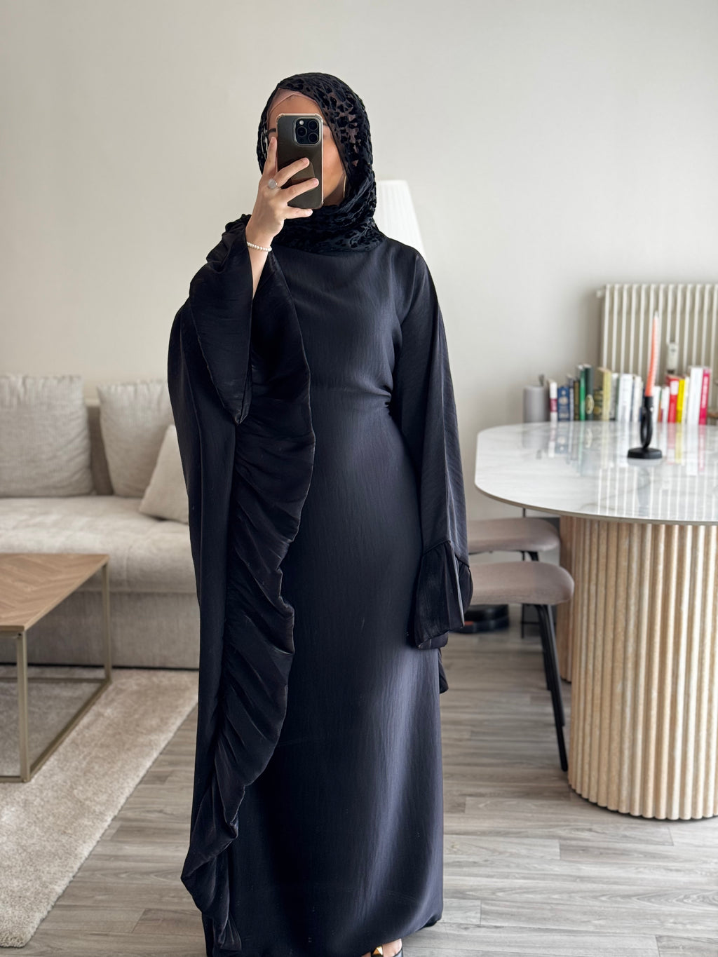 Abaya papillon de soirée