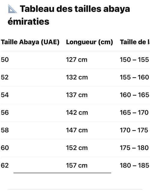 Abaya évasée perle